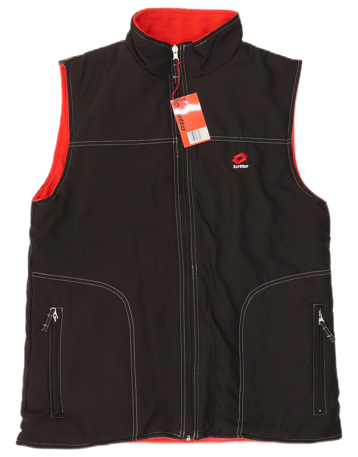 Lotto Herren Wendeweste UK 40 Large Schwarz Polyester