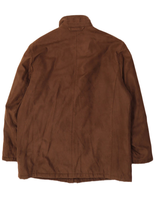 Bugatti Herren Utility Jacke IT 56 3XL Braunes Polyester