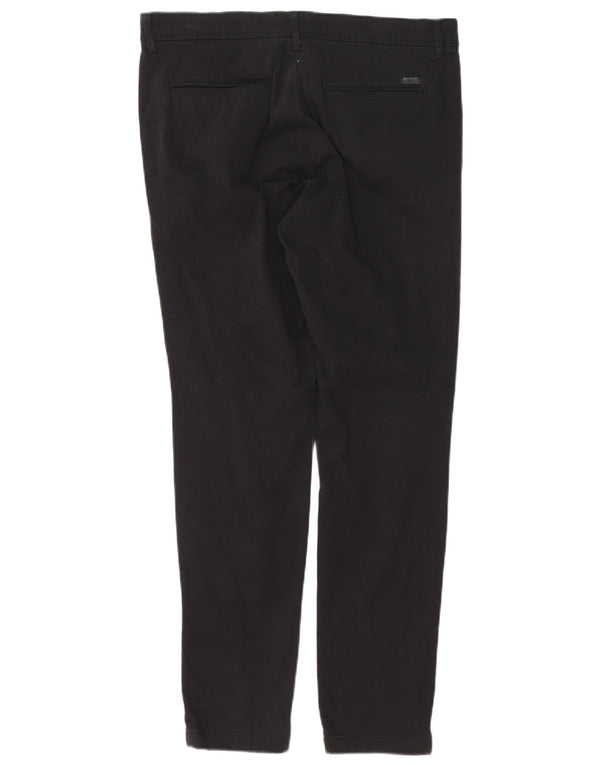 Jack & Jones Herren Skinny Chino Hose W34 L32 Schwarze Baumwolle