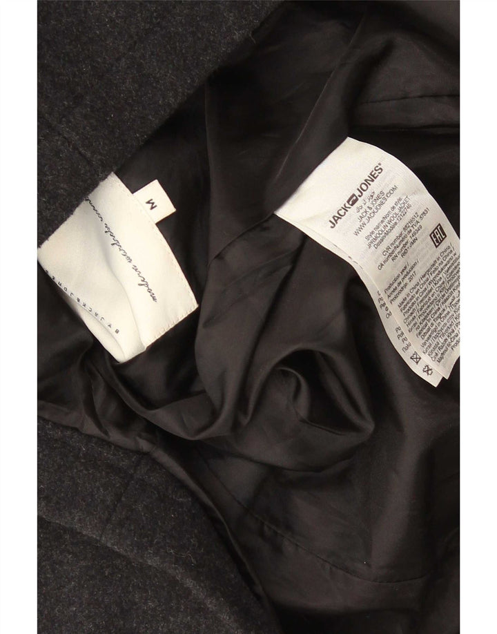 Jack & Jones Herrenmantel UK 38 Mittelschwarze Wolle