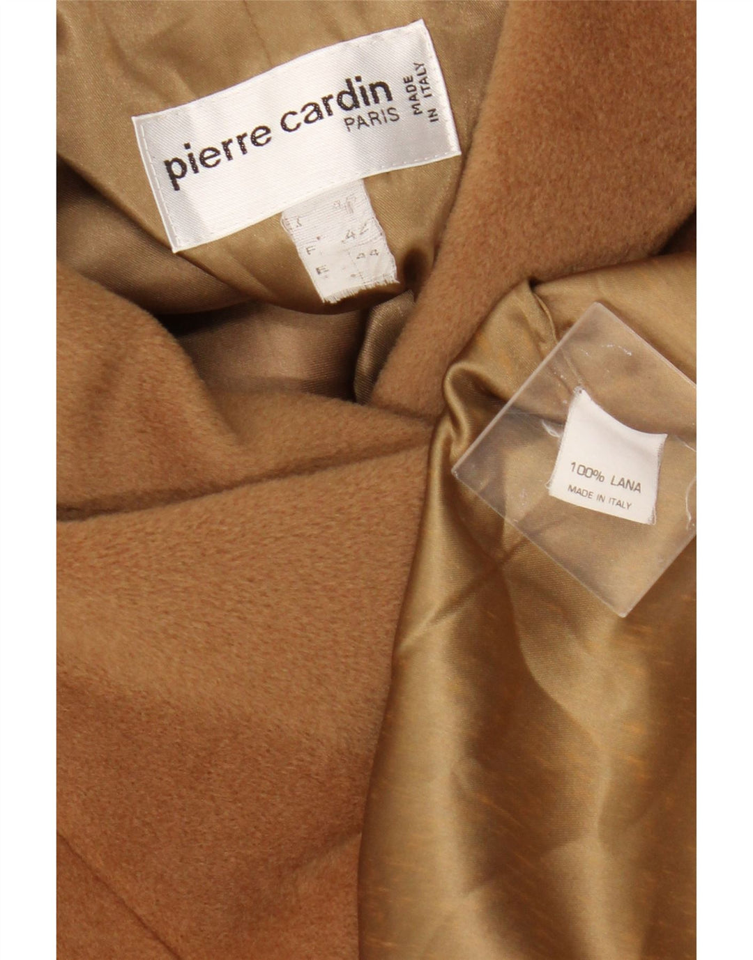 Pierre Cardin Damen Mantel IT 44 Mittelbraune Wolle