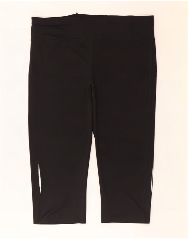 Marks & Spencer Damen Capri-Leggings UK 20 2XL Schwarz Polyester