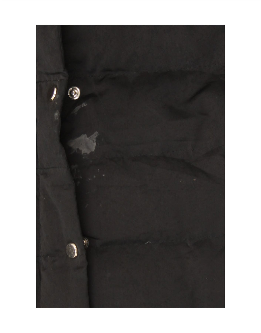 Zara Damen Wattierte Jacke UK 10 Small Schwarz Nylon