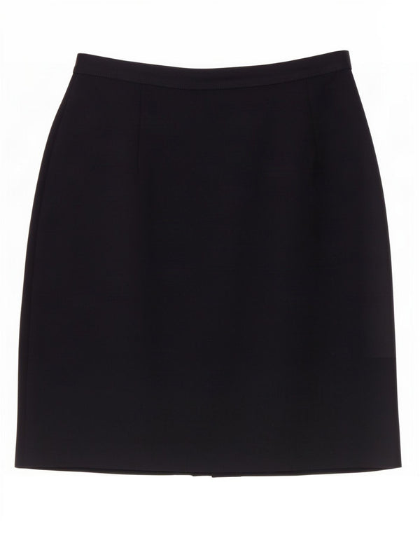 Marks & Spencer Damen St. Michael Bleistiftrock UK 10 Small W26 Marineblau