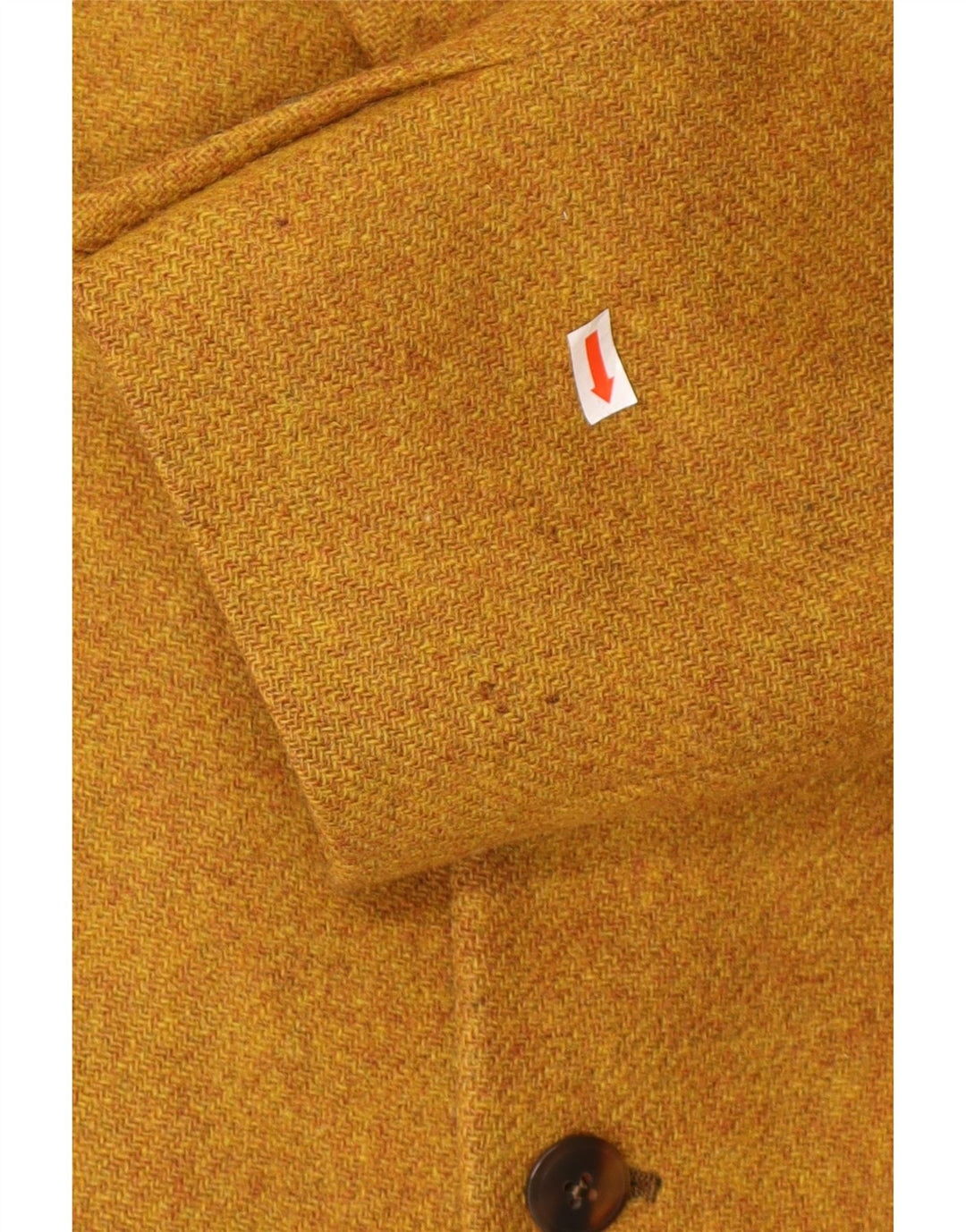 VINTAGE Herren 3-Knopf-Blazerjacke UK 40 Große braune Schurwolle
