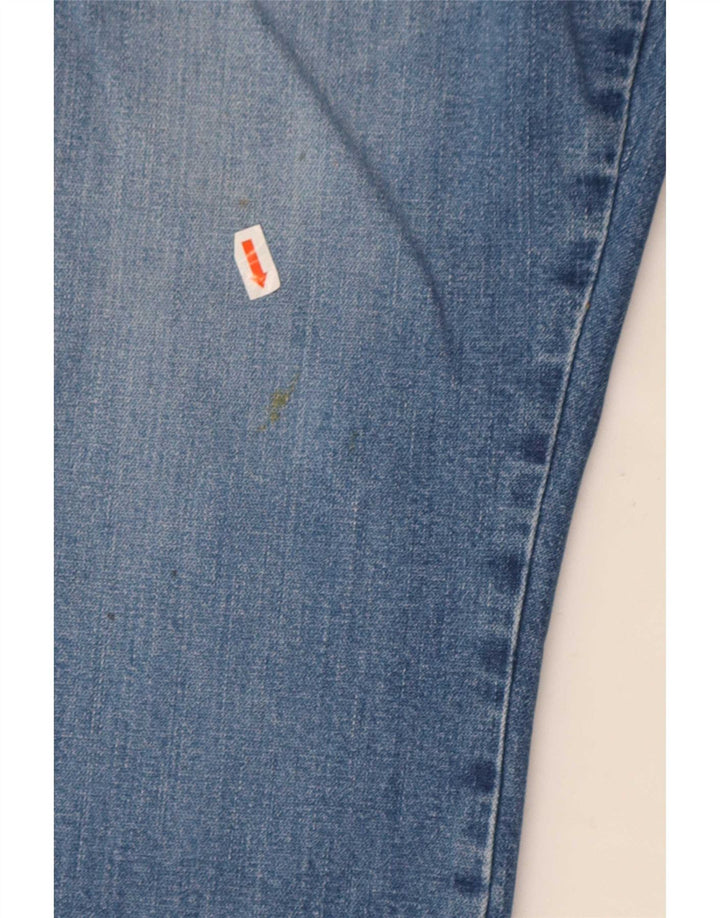 Wrangler Herren Texas Stretch Straight Jeans W35 L29 Blaue Baumwolle