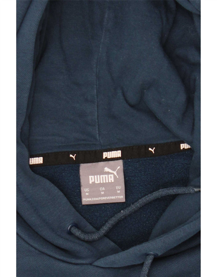 Puma Herren Graphic Hoodie Pullover Mittelblau