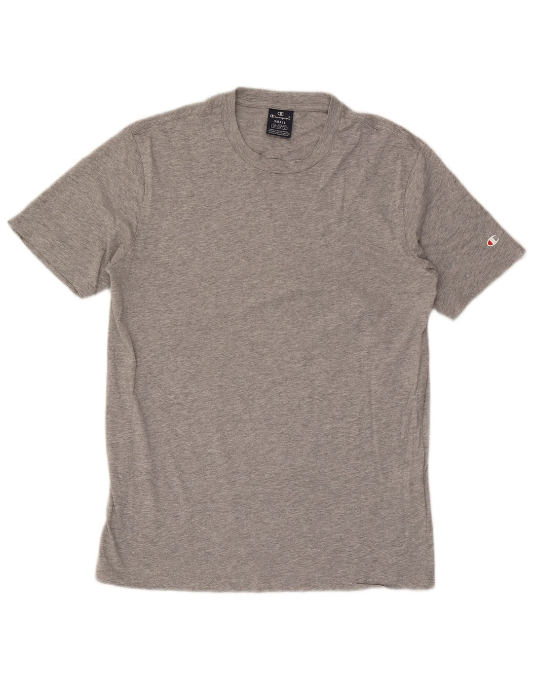 Champion Herren T-Shirt Top Small Grau Baumwolle