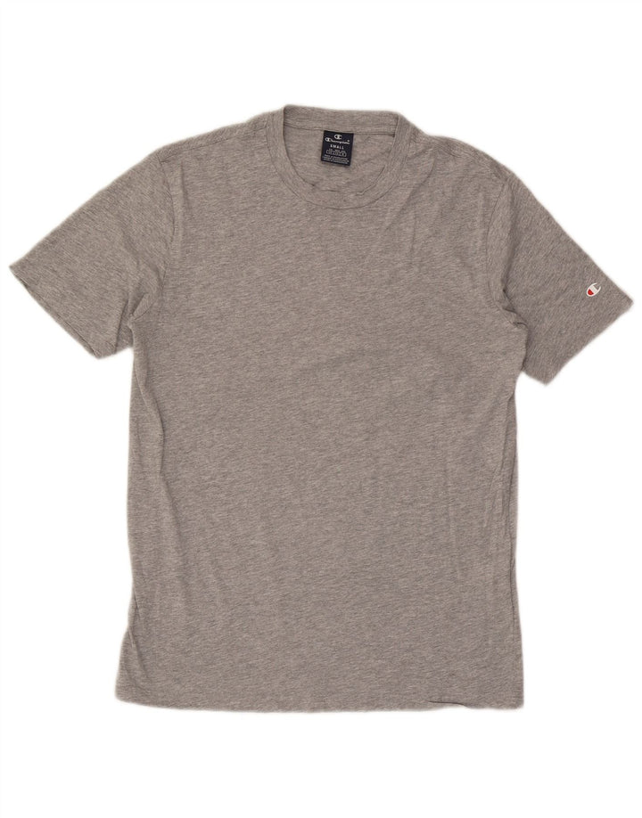 Champion Herren T-Shirt Top Small Grau Baumwolle