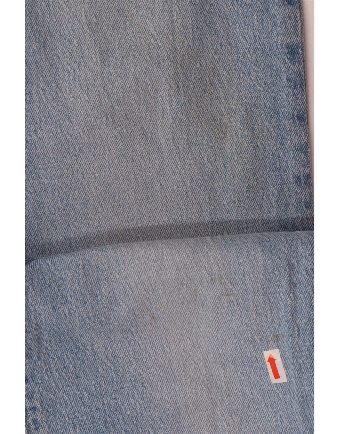 LEVI'S Damen 501 Straight Jeans W27 L32 Blaue Baumwolle