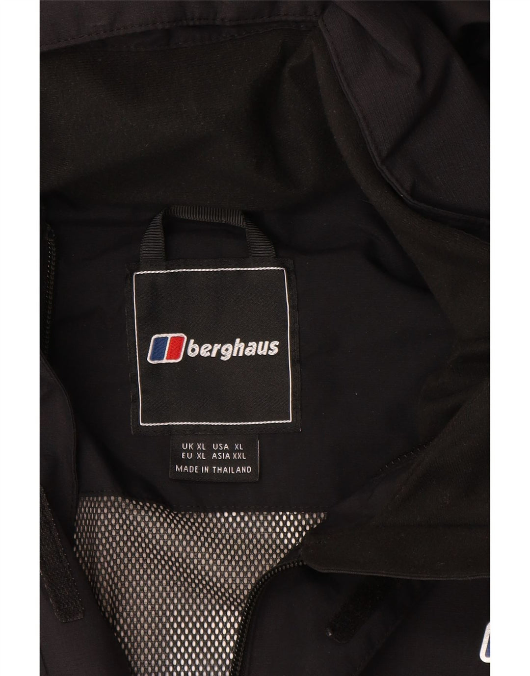 Berghaus Herren-Regenjacke mit Kapuze, UK 42, XL, Schwarz, Polyamid