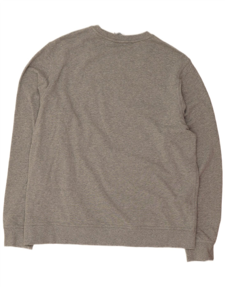 Nike Herren Sweatshirt Pullover 2XL Grau Baumwolle