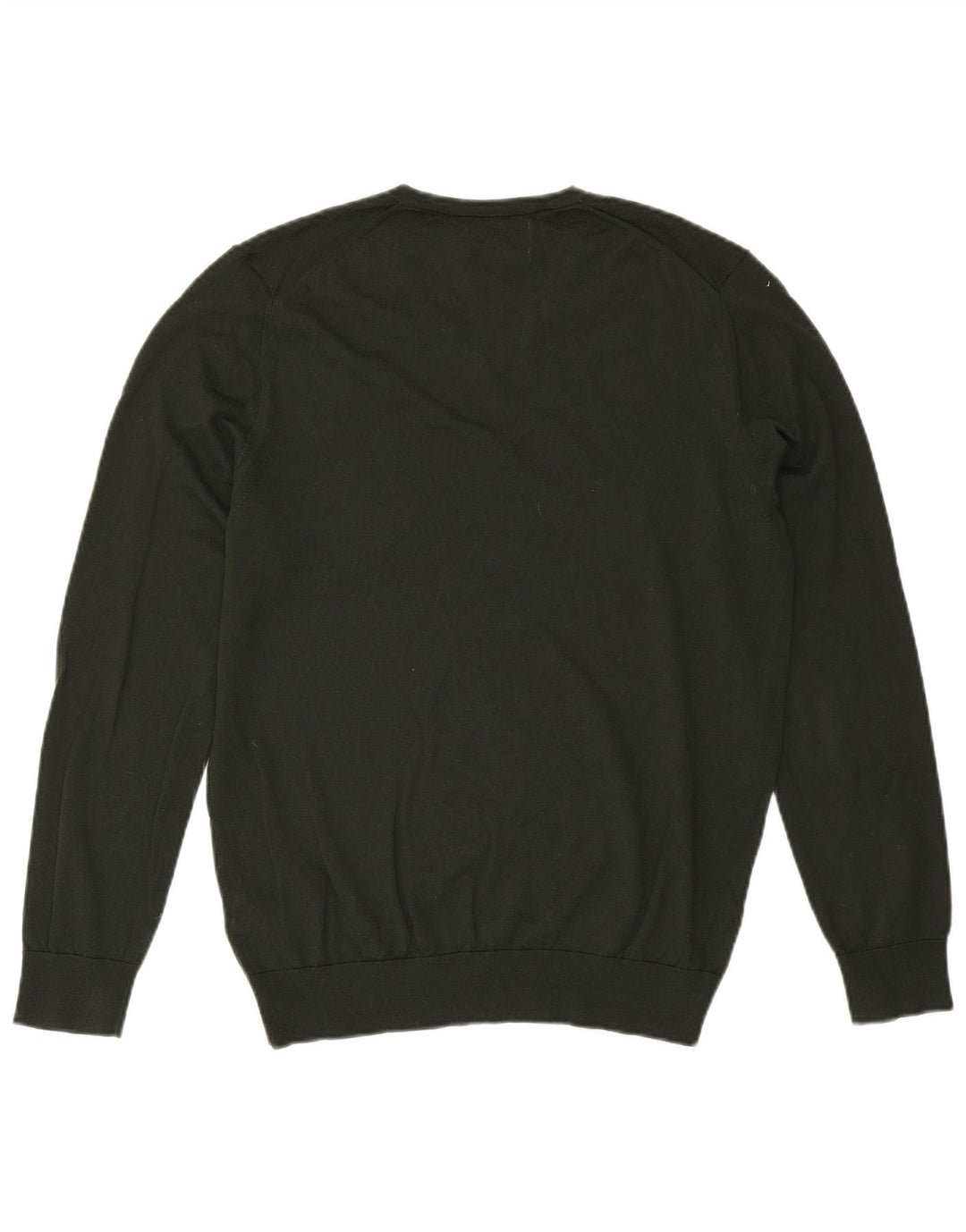 Marks & Spencer Herren-Pullover mit V-Ausschnitt, große Khaki-Wolle