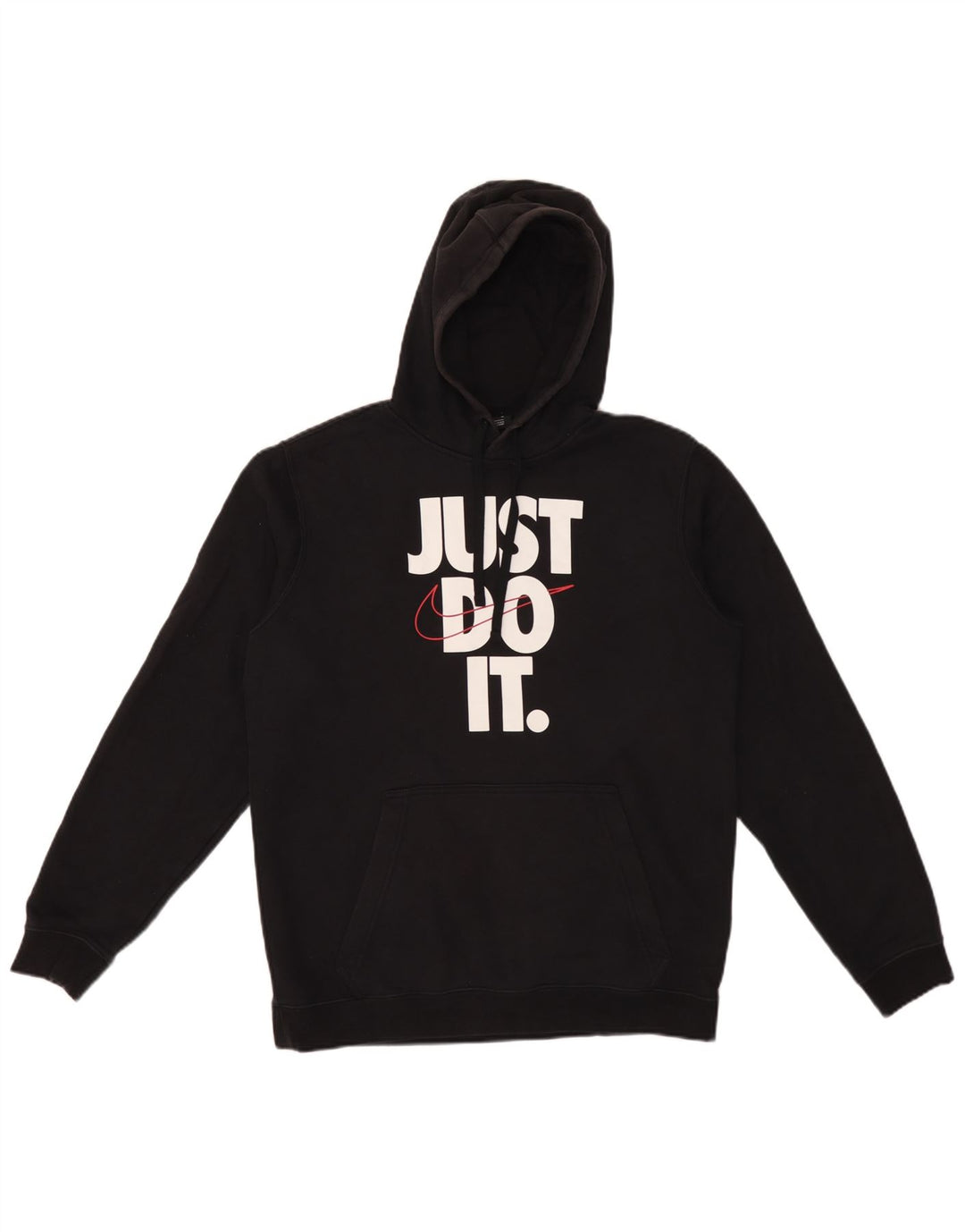 Nike Herren-Kapuzenpullover mit Grafik, mittelschwarz, Baumwolle