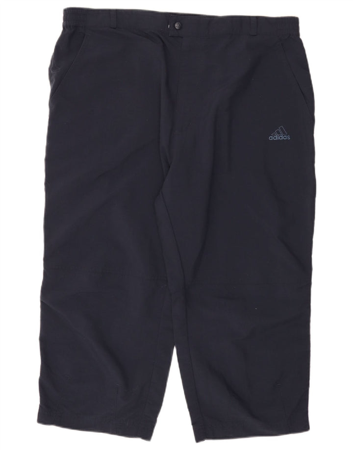 ADIDAS Gerade Capri-Hose für Herren, W40, L21, Marineblau, Polyamid