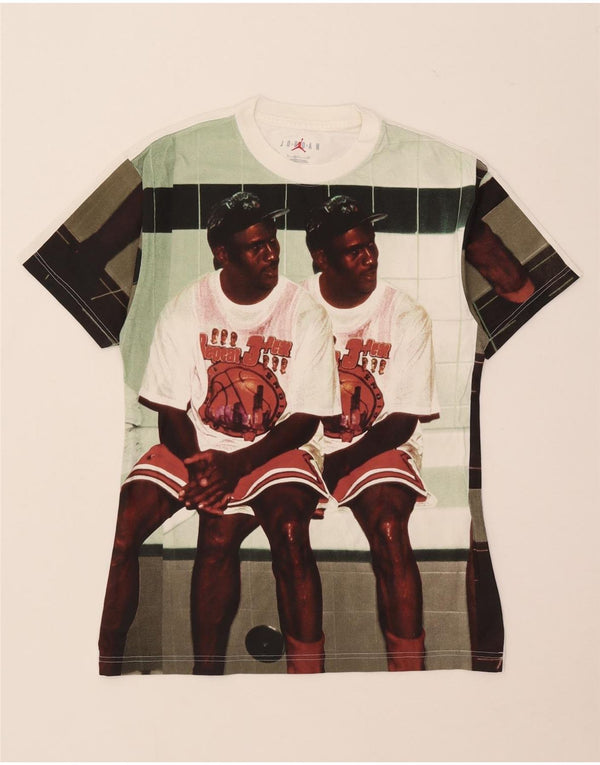 Jordan Herren Michael Jordan Graphic T-Shirt Top Small Weiß