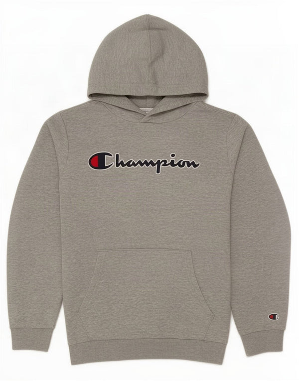 Champion Kapuzenpullover mit Grafik für Jungen, 11–12 Jahre, Größe L, Grau