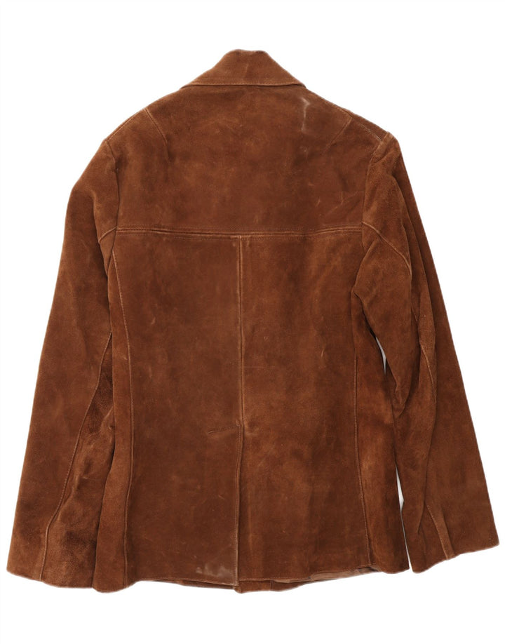 Vintage Herren Wildlederjacke UK 36 Small Brown