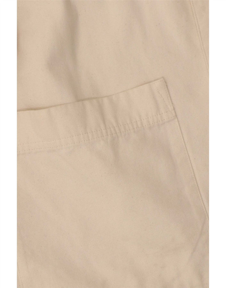 Zara Herren-Utility-Jacke UK 40 Large Beige Baumwolle