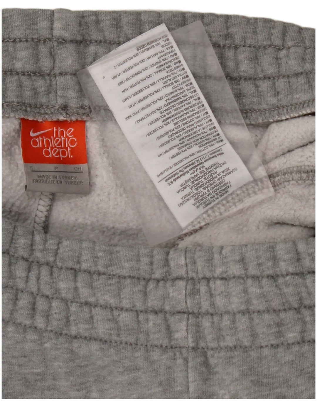 NIKE Herren-Trainingshose, Jogginghose, Größe S, Grau, Baumwolle