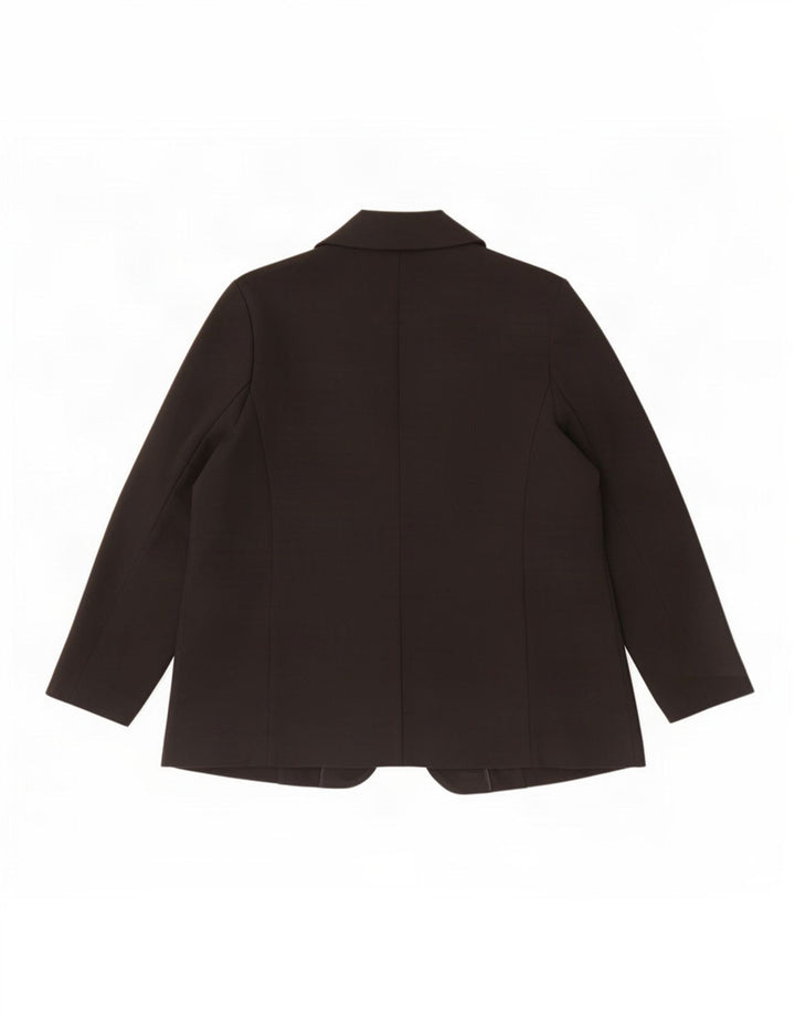 Marks & Spencer Damen Blazer Jacke UK 20 2XL Schwarz Polyester