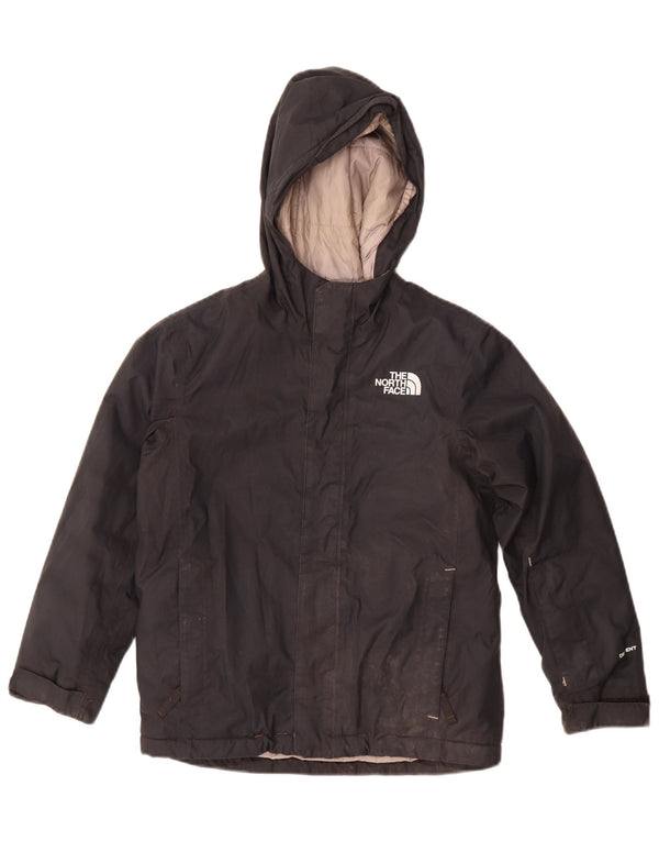 The North Face wattierte Jungenjacke mit Kapuze, 7–8 Jahre, Größe S, Schwarz, Polyester