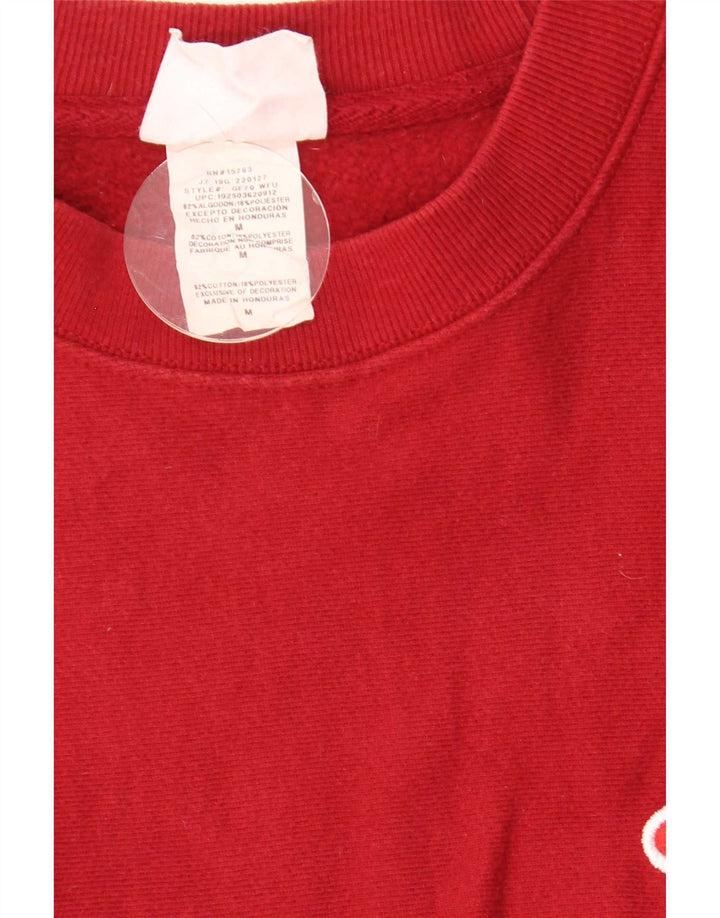 Champion Herren Reverse Weave Sweatshirt Pullover mittelrote Baumwolle