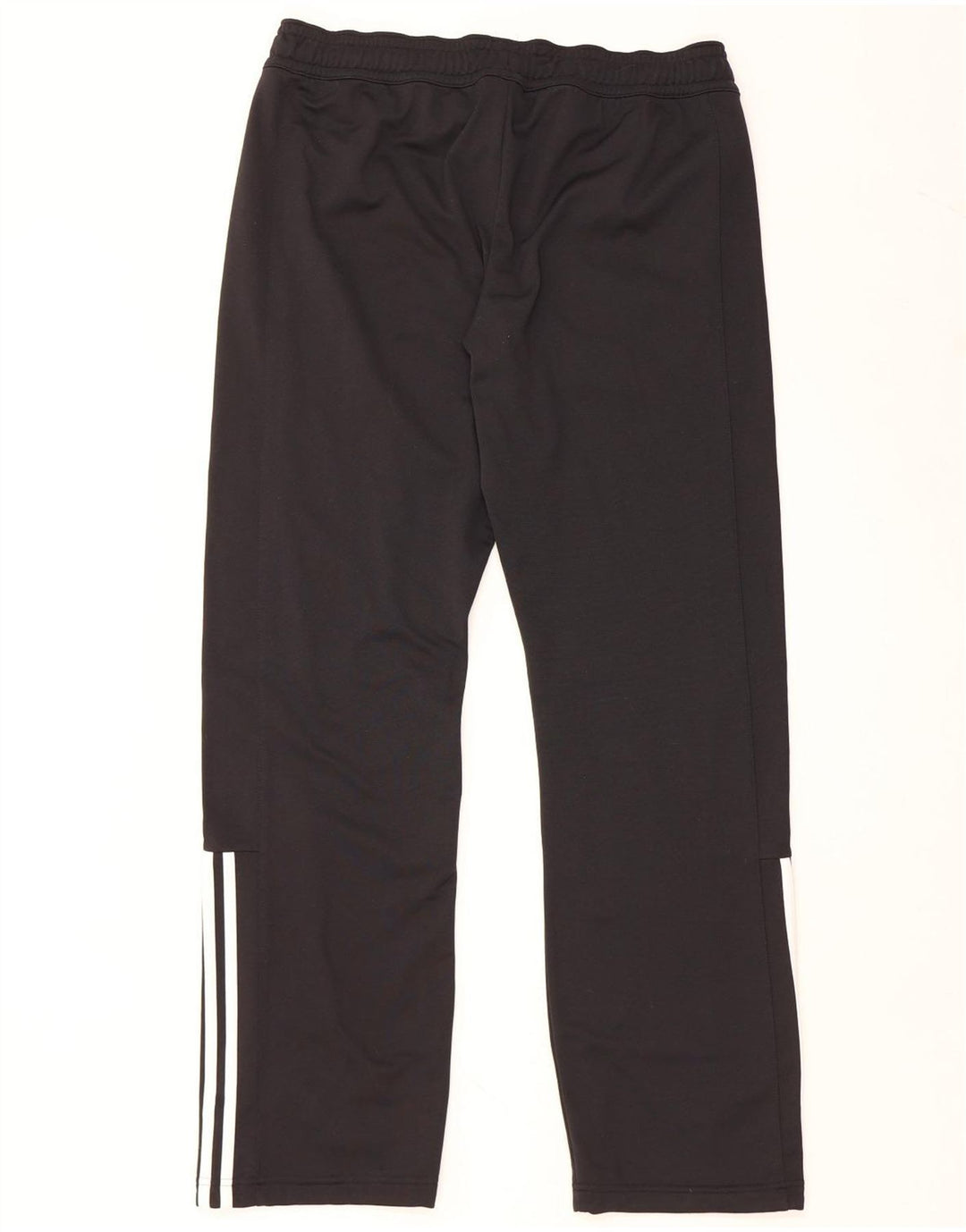 ADIDAS Damen-Trainingshose UK 12/14 Mittelschwarzes Polyester