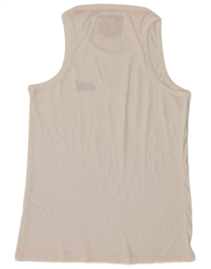 SUPERDRY Herren-Trägershirt, Größe S, Weiß