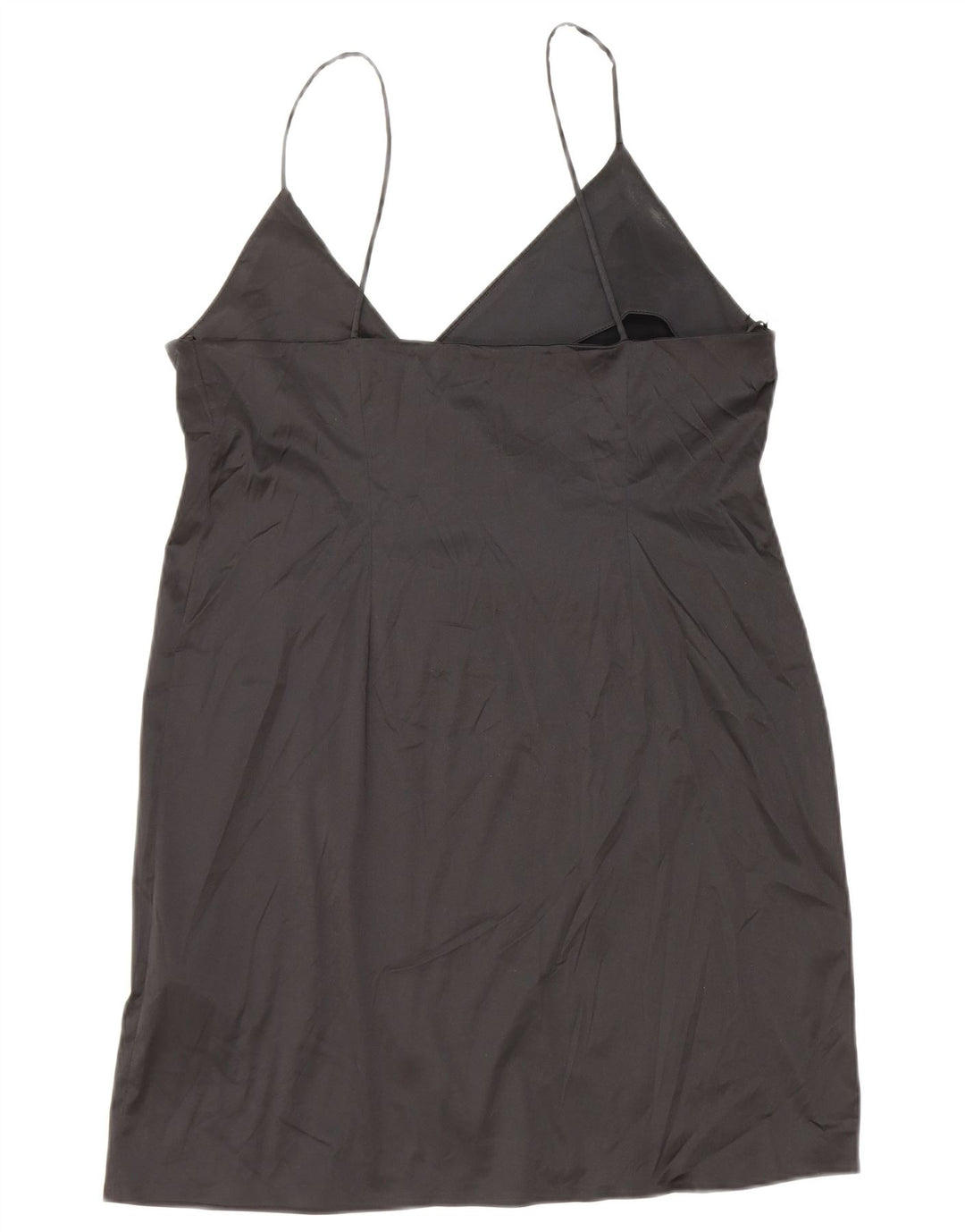 Kurzes Wickelkleid von ZARA für Damen, UK 12, Mittelschwarz, Polyester