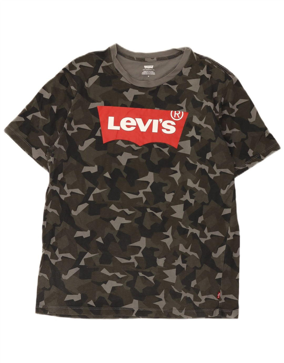 Levi's Herren-T-Shirt mit Grafik, mittlere Khaki-Tarnung
