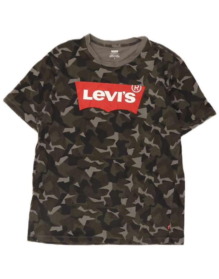 Levi's Herren-T-Shirt mit Grafik, mittlere Khaki-Tarnung