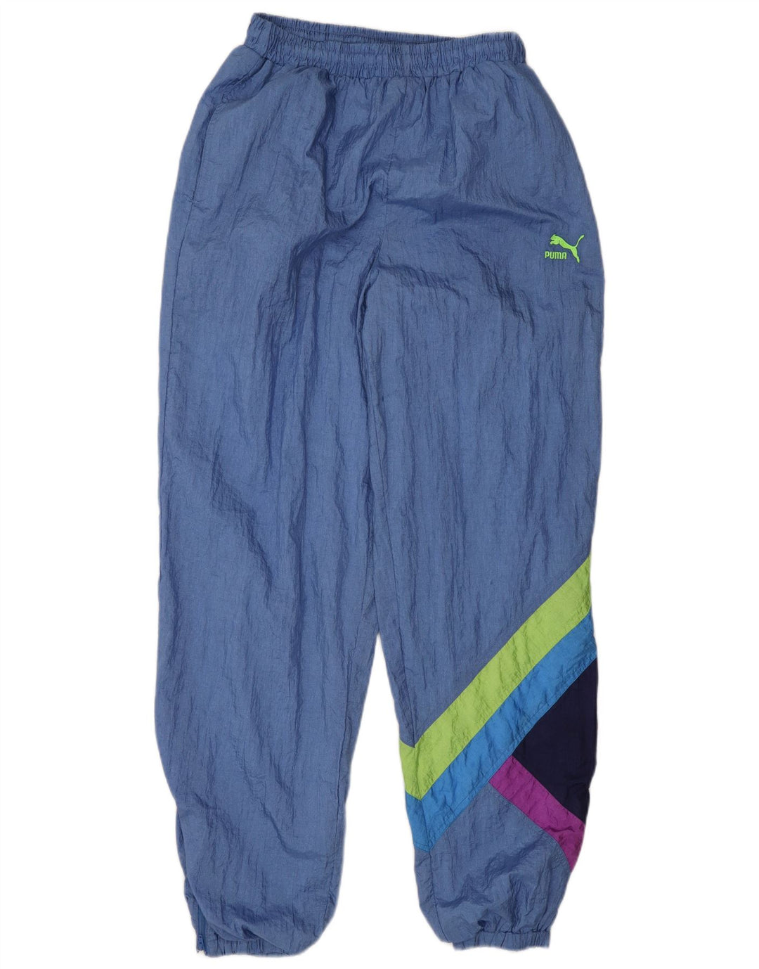 Puma Herren-Trainingshose, Jogginghose, Mittelblau, Colourblock-Polyamid