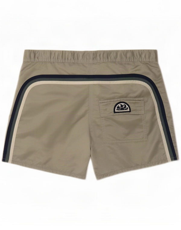 Sundek Mens Graphic Swimming Shorts Medium Green Nylon