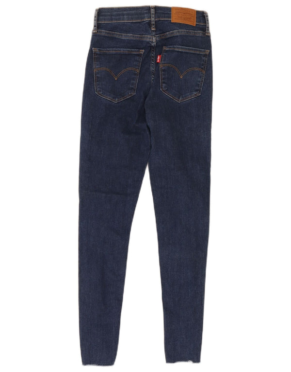 Levi's Damen 720 High Rise Super Skinny Jeans W23 L28 Blaue Baumwolle