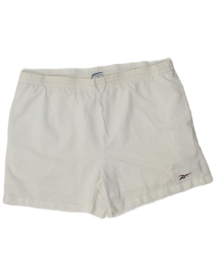 Reebok Herren Sportshorts XL Weiß