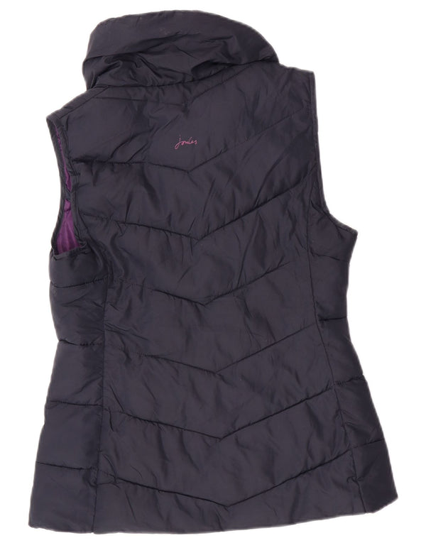 Joules Damen Wattierte Weste UK 10 Small Marineblau Polyester