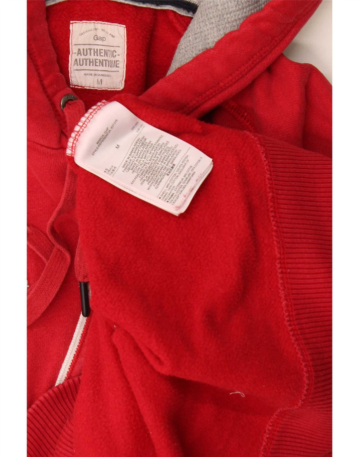 Gap Herren-Kapuzenpullover mit Grafik, mittelrote Baumwolle