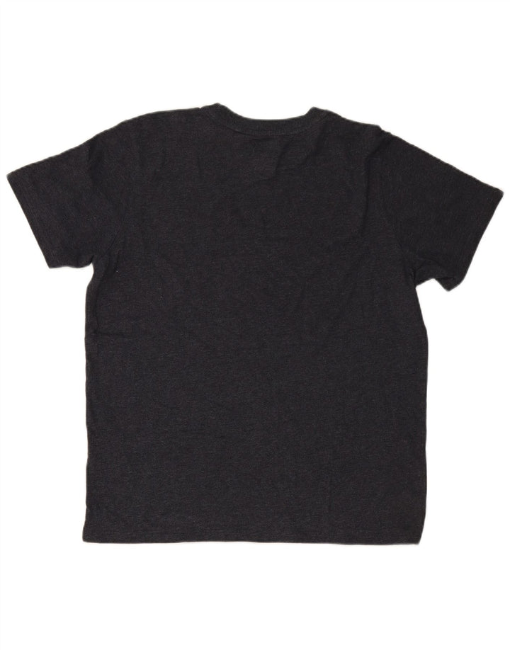 SUPERDRY Herren Grafik-T-Shirt-Oberteil XL Grau