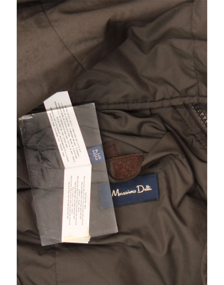 Massimo Dutti Herren Liner wattierte Weste EU 52 Large Grau Polyester