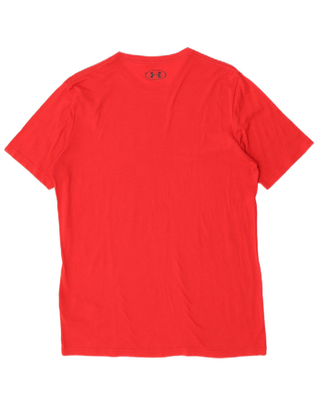 Under Armour Herren-Grafik-T-Shirt-Oberteil aus mittelroter Baumwolle