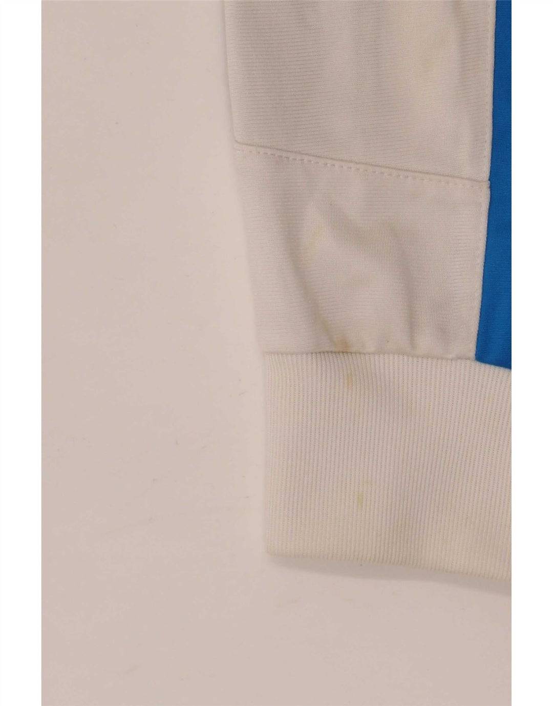 Adidas Herren-Trainingsanzugoberteil mit Grafik, mittelweißes Farbblock-Polyester