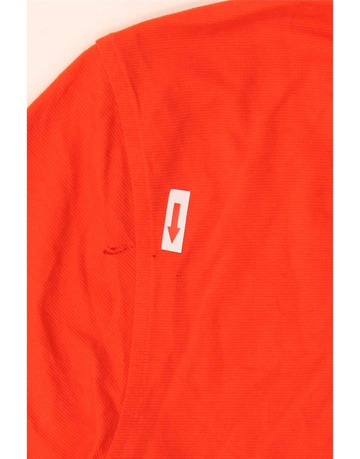 Lacoste Herren-Poloshirt, Größe 5, große orangefarbene Baumwolle