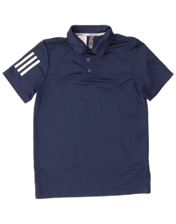 ADIDAS Poloshirt für Jungen, 11–12 Jahre, Marineblau, Polyester