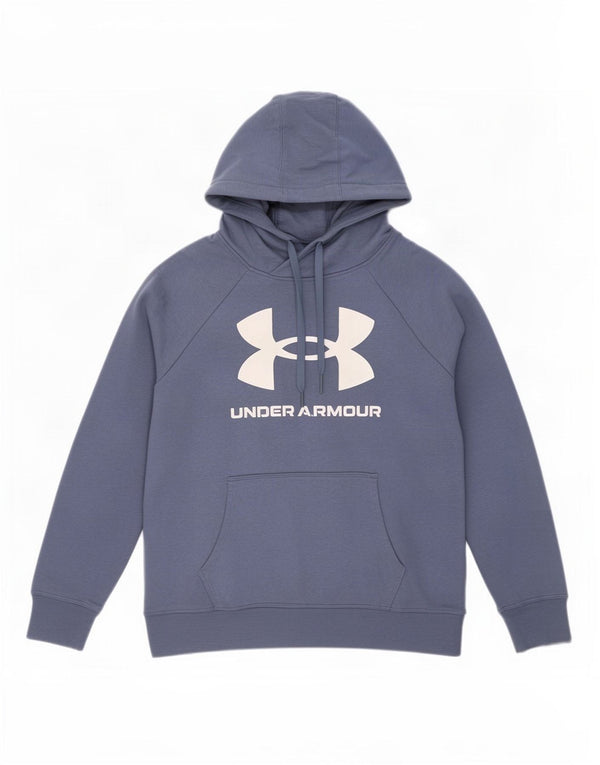 Under Armour Herren-Kapuzenpullover mit Grafik, groß, aus blauer Baumwolle