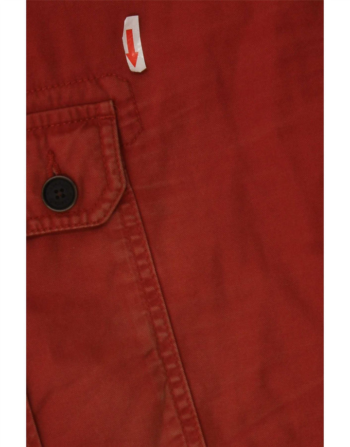 Timberland Herren Cargo Shorts W40 XL Rote Baumwolle