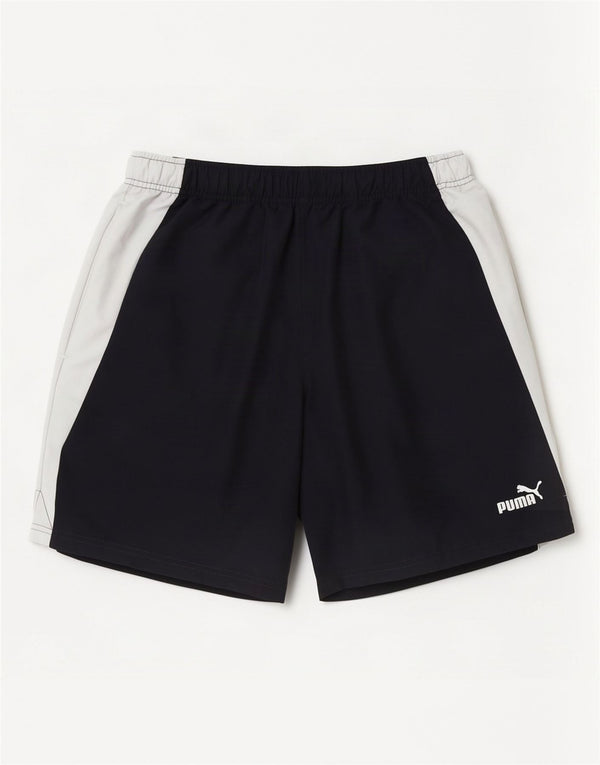 Puma Herren Sportshorts Medium Marineblau Colourblock Polyester