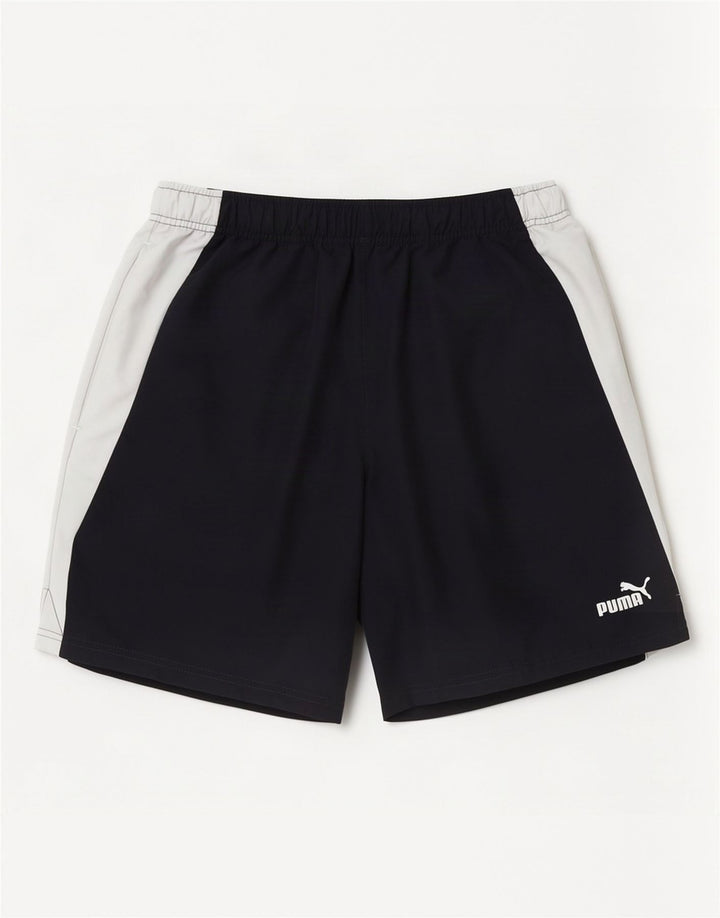 Puma Herren Sportshorts Medium Marineblau Colourblock Polyester