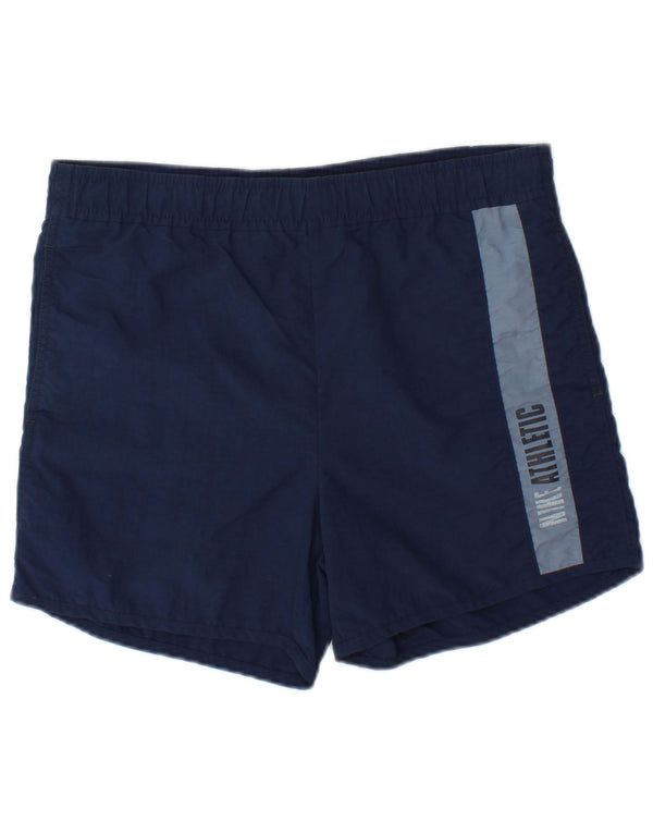 Nike Jungen-Badeshorts mit Grafik, 12–13 Jahre, groß, Marineblau, Farbblock