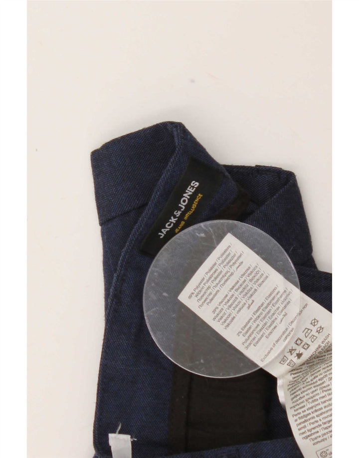 Jack & Jones Herren-Chinoshorts, Größe L, W34, Marineblau, Polyester